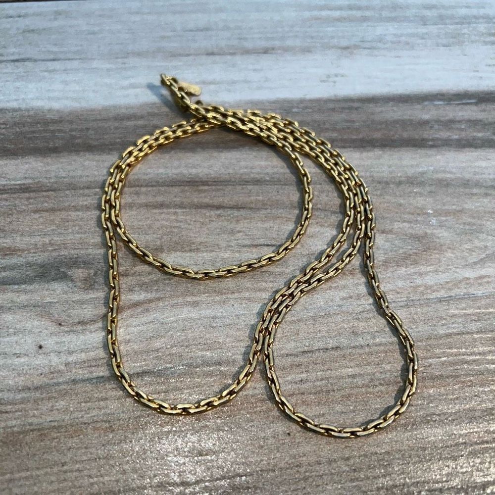 Vintage Monet chain womans 30” goldtone grandmacore classiccore retrocore preppy - Picture 6 of 6